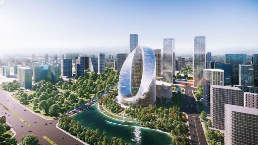 Oppo's new 'Infinity Loop' skyscraper Images