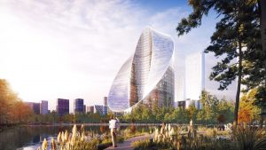 Oppo's new 'Infinity Loop' skyscraper designed by Big revealed